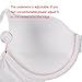 Women's Everyday Basic Seamless Lightly Padded Underwire Plunge Demi T-shirt Bra, White, 36A