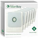 6 - FilterBuy Nutone 391 Central Compatible Vacuum Bags Replacement. Designed by FilterBuy to fit Nutone Central Vacuum Cleaners.