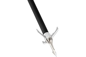 GRIM REAPER BROADHEADS Grim Reaper 1301 Fatal Steel Broadhead 1 1/4" 3 Blade 100gr Silver