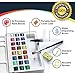 Pablo's Choice 24 Watercolor Paint Set - Water Color Sketch Set with Lightweight Case, Sponge, and Perfectly Shaped Mixing Palette - For Craft or Hobby to Professional, Includes Brush & Pen