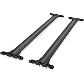 Auto Dynasty Roof Rack Cross Bars Compatible with 2010-2015 Lexus RX350 RX450H, 150lbs Rooftop Cargo Bars Aluminum Anti-Corrosion Roof Rails for Luggage Bike Kayak Racks