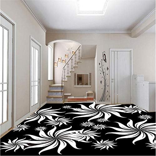 Ljjlm カスタム壁画壁紙任意のサイズ3d黒と白のアートパターンリビングルーム