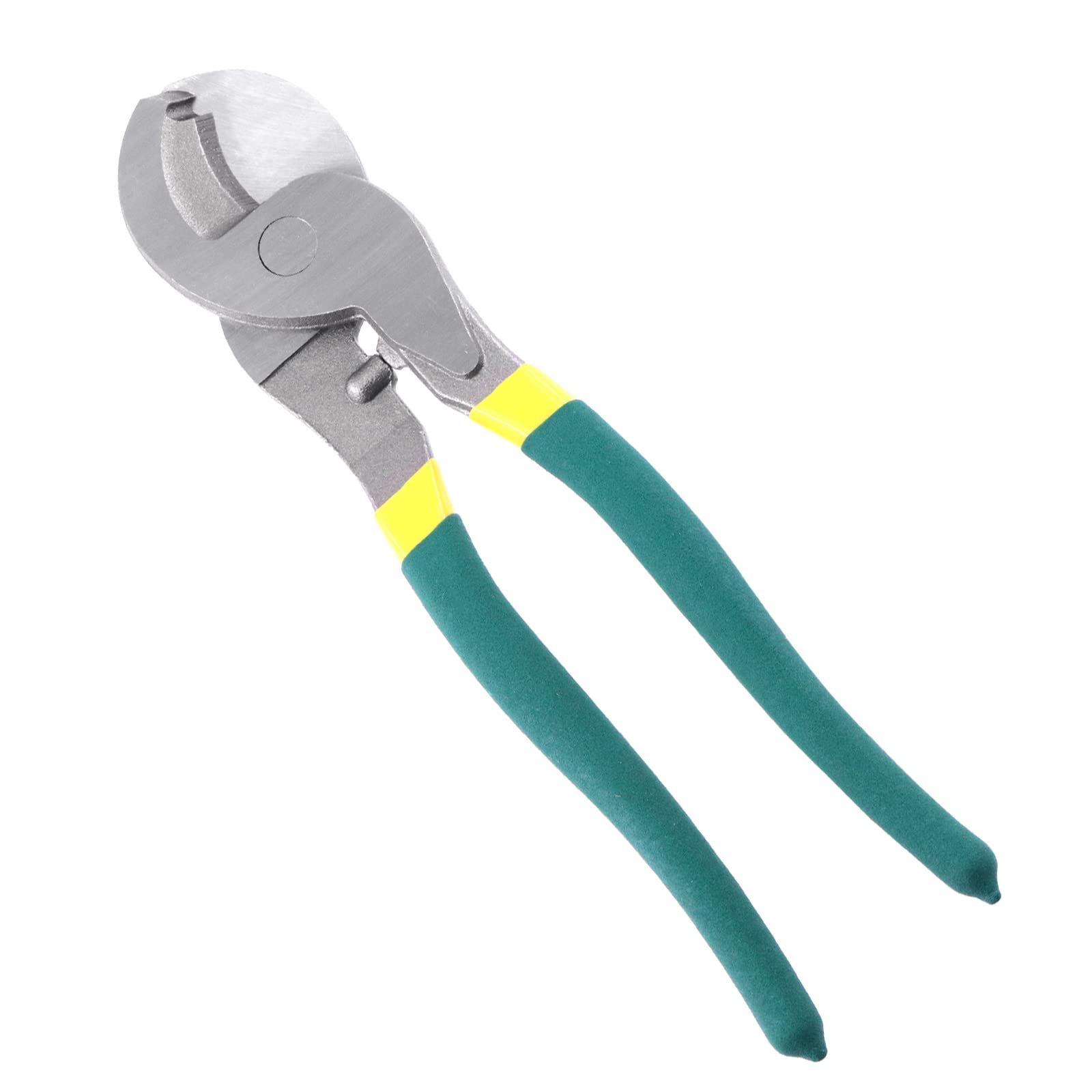 Glarks 6 Inch High Leverage Cable Cutters, Heavy Duty Stainless Wire Rope Cutters Sharp Cutting for Aluminum, Copper, Audio Wire, Communication Cable, Bike Brake Cable and Industrial Tools (10 Inch)