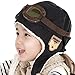 Sealike Cool Pilot Aviator Fleece Hat Cap with Earmuffs with a Stylus(Black)