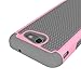 Galaxy J3 Emerge Case,Galaxy J3 Eclipse Case,J3 Mission Case,J3 Prime Case,Galaxy Express/Amp Prime 2 Case,Asmart Shockproof Dual Layer Hybrid Defender Phone Case for Samsung Galaxy J3 2017 (Pink)