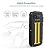 Car Jump Starter RAVPower 300A Peak Current (for All 12V 2.0 L Gas Engines) Quick Charge Portable Jumper External Battery Pack Power Bank Power Pack 8000mAh Car Battery Booster, Built-in Flashlight
