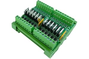 12-Channel PLC DC Module with NPN Output 5A 12/24VDC High Power MOSFET Optocoupler Isolated Industrial Control for Relay Boar
