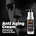 Mens Anti Aging Face Cream 100 Celsius-Produce Noticeable Improvement in 4 Weeks-Mens Face Moisturizer Cream For Face and Eyes w/Avocado,Hydrolyzed Collagen and Panthenol- 100% Organic Extracts.