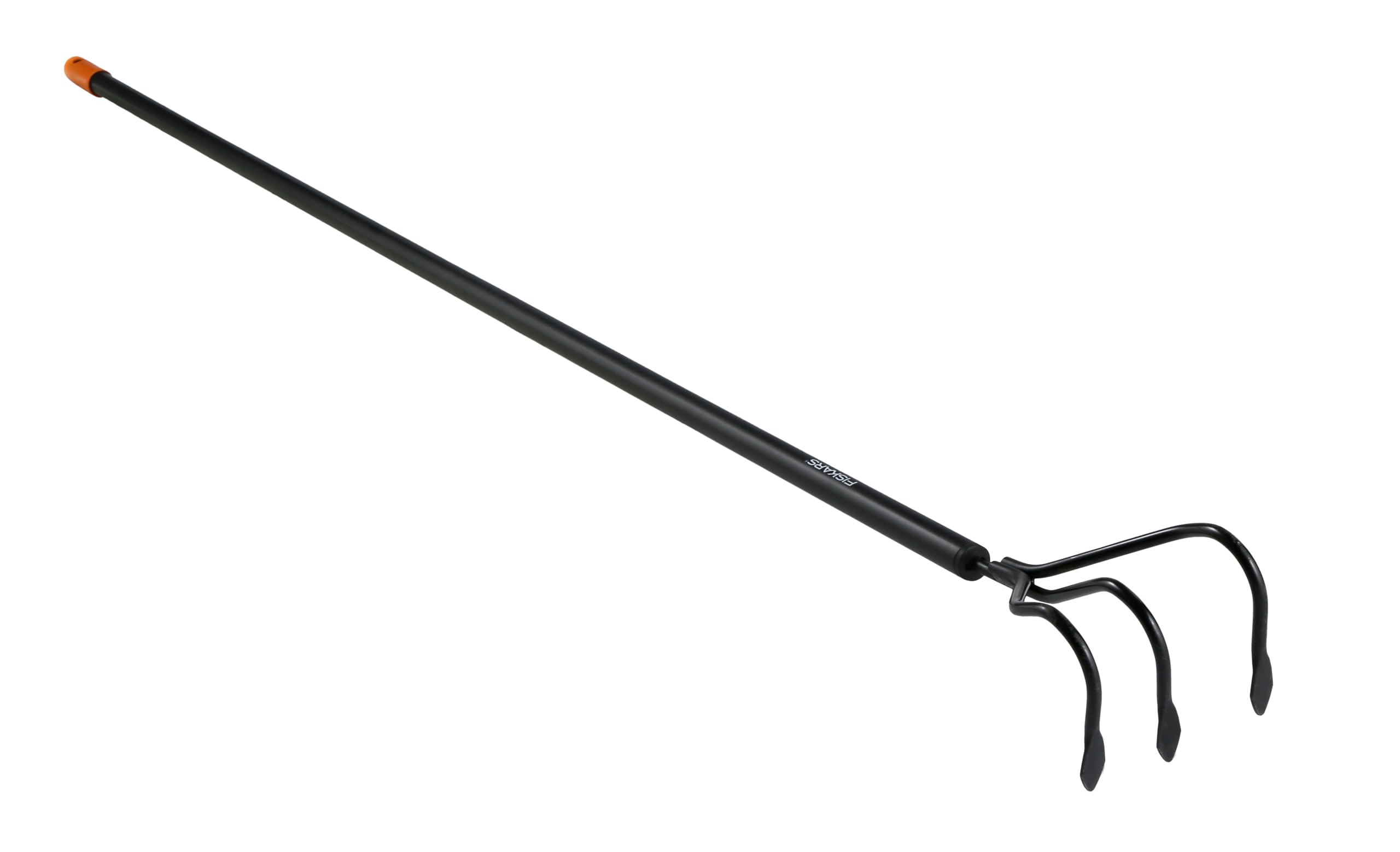 Fiskars Solid Cultivator, For optimal bed preparation and care, Length: 164 cm, Width: 12 cm, Black/Orange, 1016034