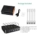 ANNAN Fast Charging Station and 5 USB Lightning Cables, 5-Port USB Phone Charging Stand with Type C, Docking Station Organizer Hub for iPhone, iPad, Apple, Samsung, Kindle,Tablets and Android Device