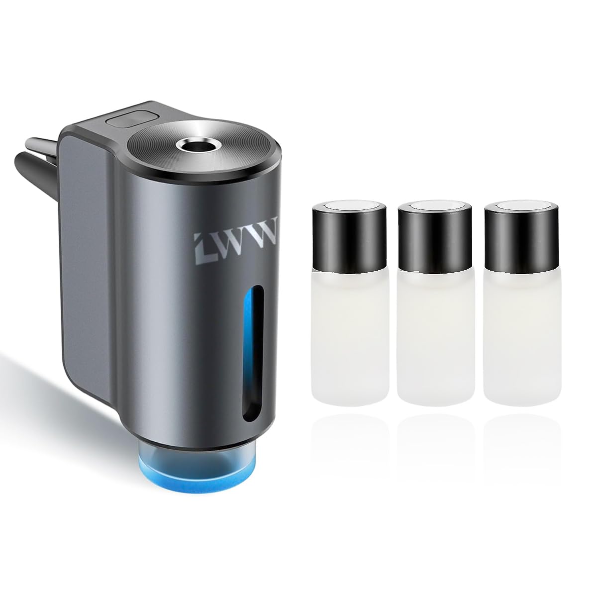 Photo 1 of Smart Car Air Freshener, 3 Levels of Adjustable Intensity, Aroma Rechargeable Aroma Diffuser, Adjustable Aroma Diffuser, 220mAh Built-in? Fresh+Intense+Ocean Perfume