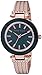 Anne Klein Women's Swarovski Crystal Accented Rose Gold-Tone Mesh Bracelet Watch