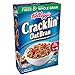 Kellogg's Breakfast Cereal, Cracklin' Oat Bran, Excellent Source of Fiber, Made with Whole Grain, 17 oz Box(Pack of 10)