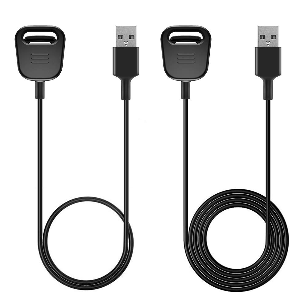 AWINNER Charger Cable Compatible with Fitbit Charge 3 -Smart Watch Replacement USB Charger Adapter Charge Cord Charging Cable Replacement for Fitbit Charge3 (3.3 feet +1.6 feet) (2-Pack)