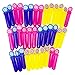 Boley 36 Count Bubble Sticks Pack - Blue, Yellow, and Pink Bubbles Sticks for Kids, Children, Toddlers - Large Bulk Pack for Party Favors and Stocking Stuffers!