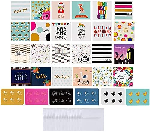 72 Pack All Occasion Mini Greeting Cards Small Blank Note Cards For Birthday Wedding Baby Shower