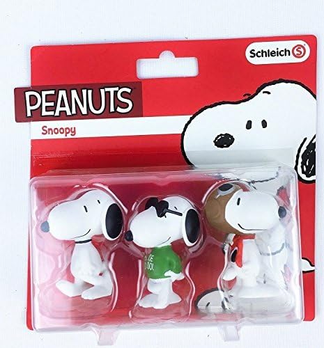 Amazon Schleichシュライヒpeanutsフィギュアスヌーピーセット244 ロボット 子ども向けフィギュア おもちゃ
