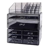 ABO Gear Makeup Organizer Cosmetic Organizer Acrylic Storage Organizer Makeup Box Acrylic Cosmetic Organizer Lipstick Holder