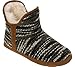 Dearfoams Women's Chunky Fun Knit Bootie Slipper