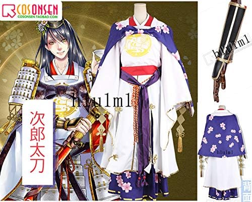 Amazon 実物撮影 刀剣乱舞 Online 次郎太刀コスプレ衣装 コスプレ 仮装 通販