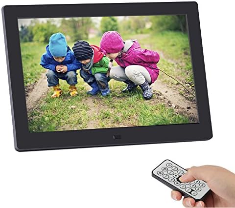 Digital Picture Frame,SSA 8 inch 1280x800 High Resolution Full IPS Photo/Music/Video Player Calendar Alarm Auto On/Off Timer, Ultra Slim Design with Remote Control