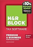 H&R Block 2015 Premium + Business Tax Software + Refund Bonus Offer - Windows Download [Old Version]