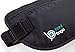 Passport Holder Hidden Waist Belt For Travel Accessories - RFID Blocking (Black)