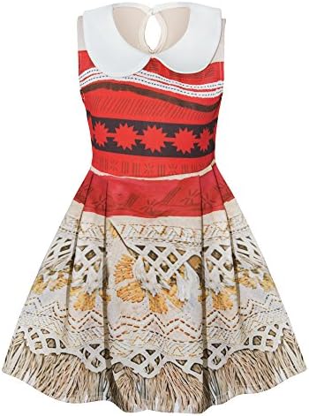 Wenge Princess Moana Costume Skirt Set Moana Costume for Girls Women Cosplay Dress up