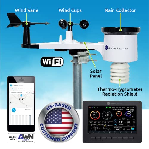 Ambient Weather WS2000 Smart Weather Station with WiFi Remote
