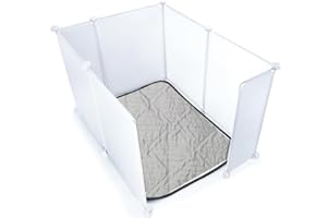 FDSDEFEN Cat Litter Box Enclosure Splash Guard - Hidden Cat Litter Box Splash Guard, Extra Large 23.6L x 20.5W x 15.7H inch with Cat Litter Mat