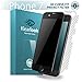 Klearlook [Privacy Series] Anti Spy Filter Featured 3D Curved Full Coverage Tempered Glass Screen Protector, Black Frame with Matte Back Film for Apple iPhone 7 (1+1 Pack)