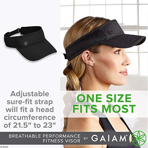 Gaiam Damen Fitnessmütze „Cruiser Nova“ – Atmungsaktiv, Verstellbar, Mit Belüftung