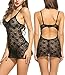 Avidlove Sexy Lingerie for Women Babydoll Sleepwear Lace Chemises Set