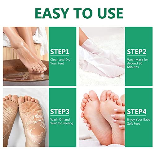 Foot Peel Mask Original Foot Peeling Exfoliator For Cracked Heels