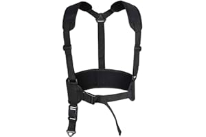 Double Shoulder Strap Pressure Washer Sling Strap Belt Adjustable Telescoping Wand Support Harness for Backyard Irrigation