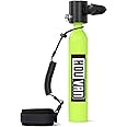 HOUVAN Mini Scuba Tank 0.5L Capacity Inflatable Diving Tank DOT Certified Up to Support 10 Minutes of Underwater Breathing Portable Scuba Tank up to 33feet for Underwater Work/Underwater Recreation