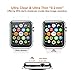 Premium Apple Watch Tempered Glass Screen Protector (Pack of 2) | Compatible with Apple Watch 38mm Series 1, 2 & 3 | Durable, Scratch-Proof & Ultra High-Clarity Screen Protector