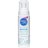 No-Rinse Foaming Body Wash - Waterless Foam Cleanser for Elderly, Adults, Kids, Infants &amp; Caregiver - Rinse Free for Sensitive Skin - Travel Size - Refreshed &amp; Moisturized Skin - 8 fl oz (Pack of 1)