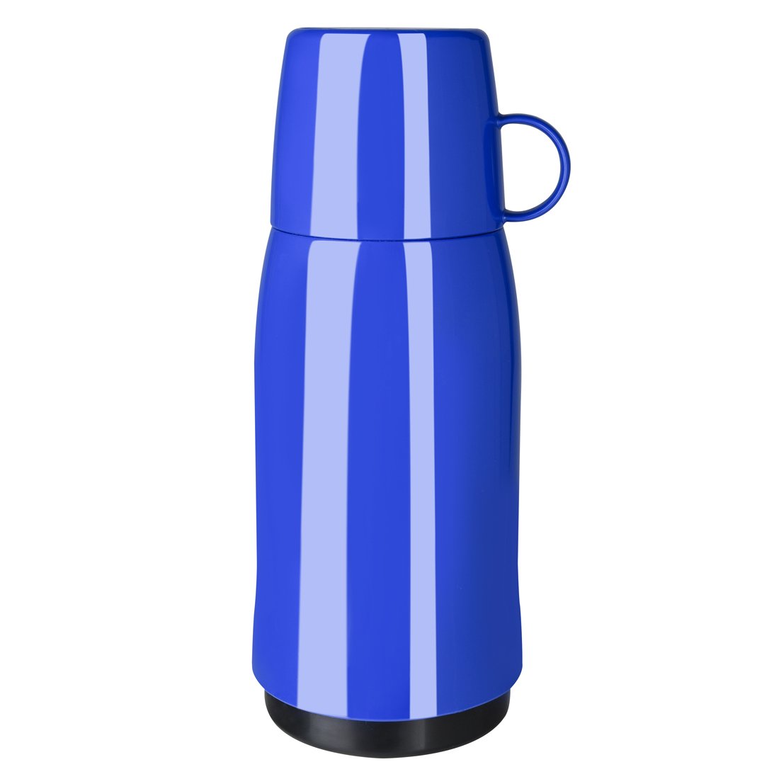 Emsa 502442 Rocket insulated flask, screw top, blue, 0.5 litres