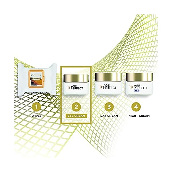 L'Oreal Paris Age Perfect Moisturizing and Nourishing Eye Cream for Mature Skin, Re-Hydrating Eye Cream with Soya…