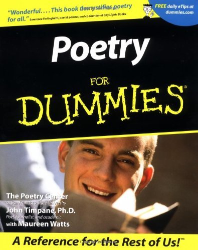 By The Poetry Center Poetry For Dummies 1st Edition The Poetry Center 8601300478005 Amazon Com Books