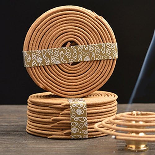 Natural Coils Incense for Burner,48PCS 3 hours Indoor Sandalwood Incense Aromatherapy for yoga meditation by Corcio