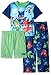 PJ Masks Little Boys 3-Piece Pajama Set, Green/Navy, 6