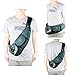 Larswon Sling Bag, Waist Bag, Fanny Pack, Crossbody Bag Chest Shoulder Bag