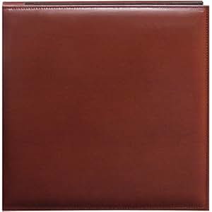 Pioneer Memory Book Con Copertina In Finta Pelle Rossa - 20x20 Cm Con 10 Buste Trasparenti - 5
