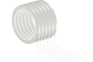 PATIKIL 1/8" Whiteboard Tape, 6 Pack Thin Dry Erase Tape for Graphic Chart Marking DIY Art, Transparent