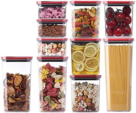 キッチン冷蔵庫食品穀物貯蔵容器真空透明プラスチック粉ミルクナッツスナックコーヒー豆密閉貯蔵
