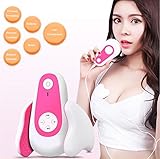 HYTK Electric Breast Massager, Chest Vibrating Massager, Breast Enhancement Device Pink or Red, White Color