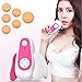 HYTK Electric Breast Massager, Chest Vibrating Massager, Breast Enhancement Device Pink or Red, White Color