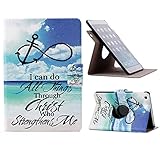 Kingfansion 2015,Fashion New 360 Rotating Leather Flip Stand Case Cover For iPad Mini 1 2 3 Retina (Anchors)